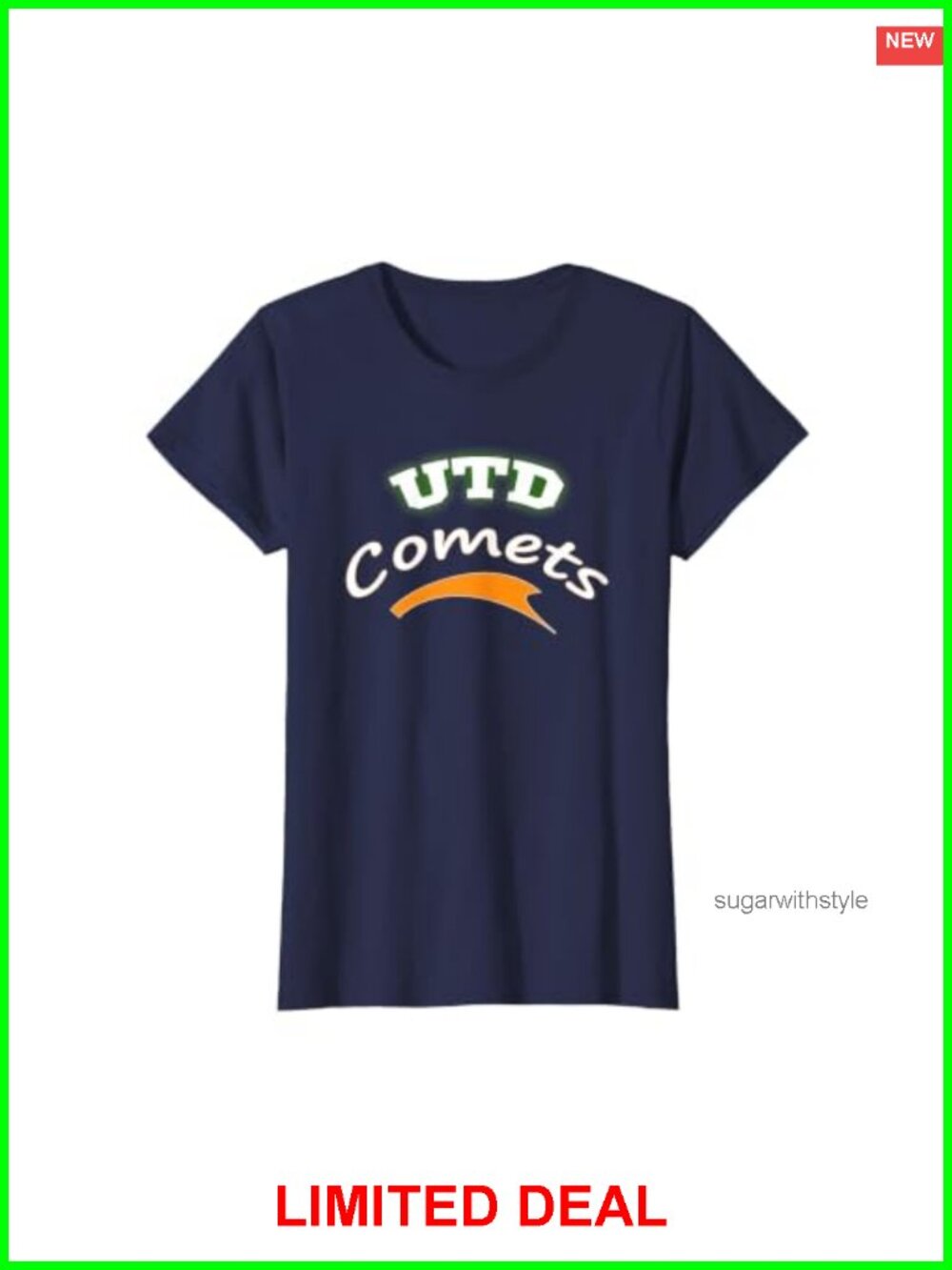 UTD Comets Dallas Texas Student Game Day T-Shirt Classic Fit Tee